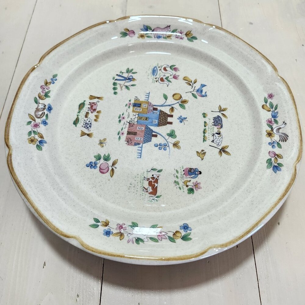 Vintage International Stoneware‎ Heartland 10¾" Dinner Plate #7774  Cottage Core - Picture 8 of 12
